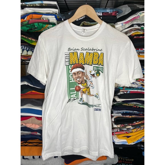 BIG 3 Brian Scalabrine White Mamba Basketball Men's Medium T-Shirt - Picture 1 of 4
